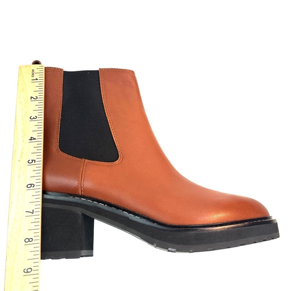 Madewell The Carina Platform Leather Chelsea Boot Color: Dried Maple Size:9 NWT - Picture 8 of 16